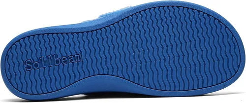 Vista 6 de SOLLBEAM Pantuflas peludas con soporte de arco para mujer sandalias ortopédicas para el talón