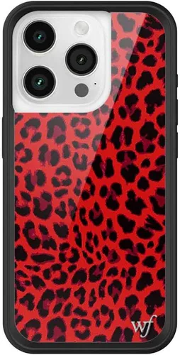 Vista 55 de Wildflower - Fundas compatibles con Apple iPhone 15 Pro Protector de goma negro, certificado de prueba de caída de 4 pies, propiedad de mujeres