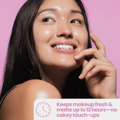Vista 3 de Spray fijador de maquillaje mate El bloqueo matificante en la niebla de maquillaje se mantiene fresco todo el día Añade brillo a tu look