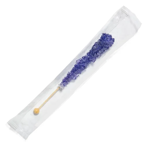 Vista 3 de Candy Envy - Witches Brew Rock Candy Sugar Sticks - 10 golosinas de cristal envueltas individualmente - Temática de Halloween