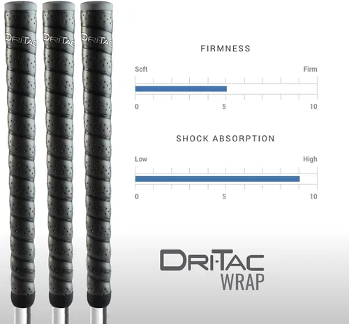 Vista 4 de Winn Dri-Tac Wrap Oversize (+ 1/8 pulgadas) Paquete de 13 piezas de agarre de golf