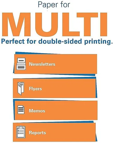 Vista 4 de Hammermill papel, Fore multifunción, 24 lb, 8.5 x 11, carta, brillo 96, Blanco