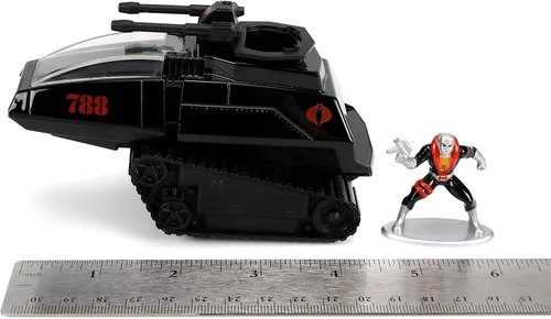 Vista 8 de Jada G.I. Joe 1:32 H.I.S.S. - Coche fundido a presión y figura de Destro de 1.65 pulgadas, juguetes para niños y adultos