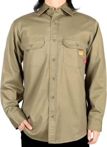 Vista 18 de Titicaca FR Shirt Flame Resistant Work Shirt Men's Cotton 7.5oz Welding Shirt