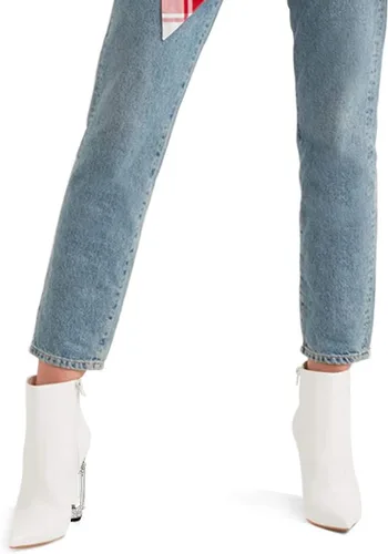 Vista 98 de FSJ Botas de tacón alto con punta puntiaguda para mujer, con tacón alto, con cremallera lateral brillante, estilo casual, para uso diario, zapatos