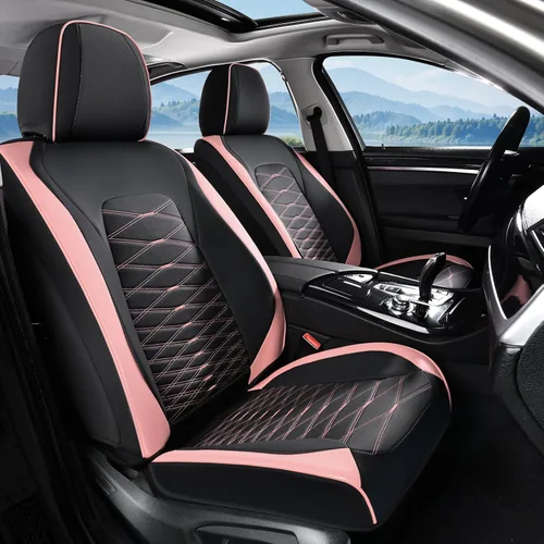 Vista 33 de Fundas de asiento delantero de automóvil, fundas de asiento de cuero para automóviles, protector de asiento de automóvil, impermeable, transpirable