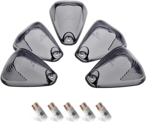 Vista 6 de HERCOO Lentes de luces LED para techo, color ámbar, para cabina, compatible con 1999-2016 Super Duty F250 F350 F450 F550 Reemplazo del mercado