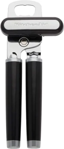 Vista 16 de KitchenAid Classic - Abrelatas y sacacorchos multifunción de fácil uso, rueda de corte de acero inoxidable ultra afilada, mangos ergonómicos suaves