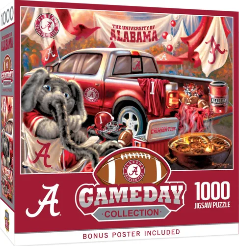 Vista 16 de MasterPieces Rompecabezas de 1000 piezas para adultos, NCAA de Texas A&M Aggies Gameday de 19.25 x 26.75 pulgadas