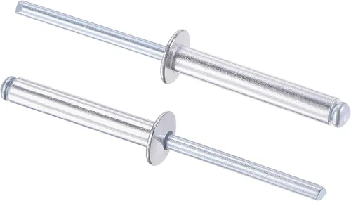 Vista 22 de uxcell Remaches ciegos, remaches de aluminio para tirar, 60 piezas tono plateado