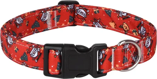 Vista 8 de Collar de perro, collar ajustable para perros pequeños, medianos y grandes, lindo collar de cachorro para perros machos y hembras, bonito diseño