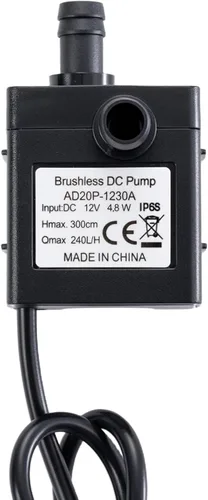 Vista 6 de Paquete de 10 bombas de agua sin escobillas de 12 V 240L/H 3M Lift, bomba sumergible ultra silenciosa de 4.2 W para acuarios/peceros/piscinas