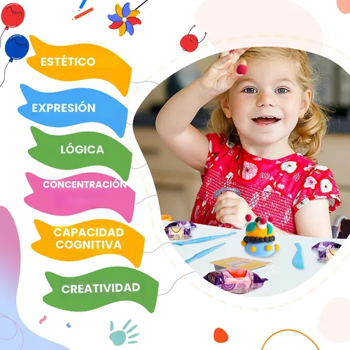 Vista 4 de Aestd-ST Arcilla seca al aire 66 colores, arcilla de modelado para niños, arcilla mágica de bricolaje Molding Clay Kit, 4 Sculpting Tools