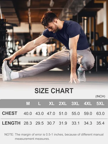 Vista 6 de Paquete de 3 camisetas deportivas para hombre, de secado rápido, secado rápido, secado rápido, secado rápido, para hombre
