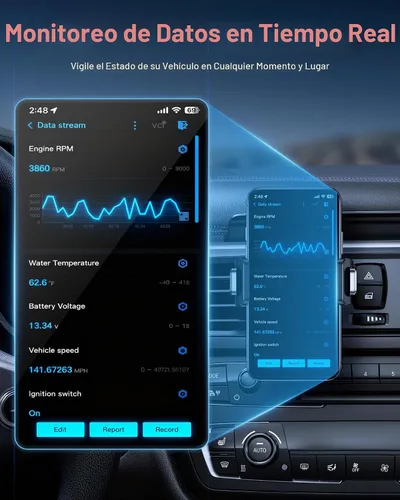 Vista 7 de GOOLOO Escáner DS200 OBD2, herramienta de diagnóstico bidireccional