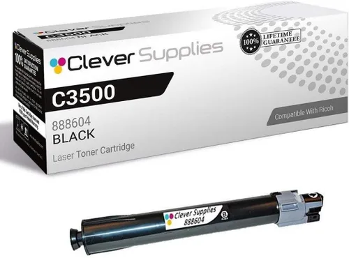 Vista 101 de CS - Cartucho de tóner compatible para Ricoh C220 406046 Color negro láser Aficio SP C220 Aficio SP C220A Aficio SP C220DN Aficio SP C220N Aficio SP