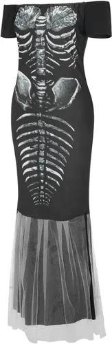 Vista 4 de Gerichy Vestidos renacentistas para mujer, disfraz medieval para cosplay, vestido de noche con hombros descubiertos, vestido formal de noche, falda