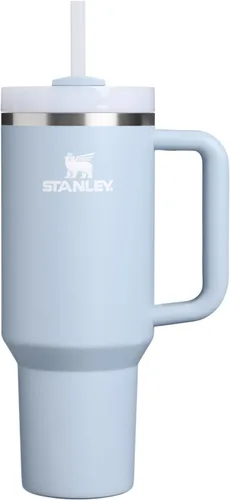 Vista 143 de STANLEY Quencher H2.0 Vaso Térmico con asa y pajilla, 64 onzas, tapa Flowstate de 3 posiciones, gran capacidad para viajes y deportes, vaso de acero
