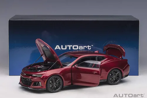 Vista 6 de Chevy Camaro ZL1 Rojo Granate Tintcoat 1/18 Modelo de Coche por AUTOart 71208