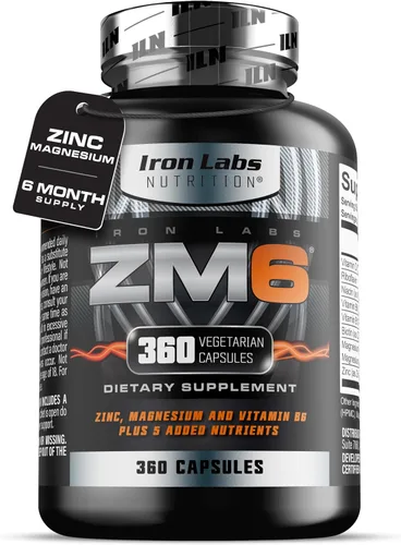 Vista 11 de Iron Labs - Gomitas ZM6 para hombres y mujeres, gomitas de zinc y magnesio (100 unidades, sabor naranja, vegano), suplementos de citrato de magnesio