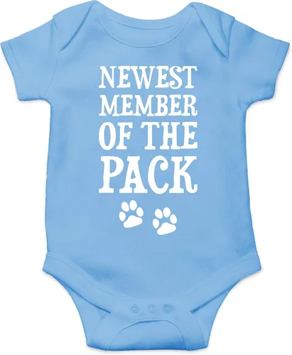 Vista 8 de El nuevo miembro de The Pack - Divertido body esencial para bebé, ropa para niña recién nacida Negro