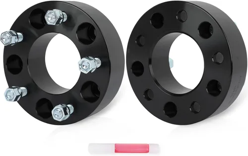 Vista 10 de SCITOO Espaciadores de rueda de 2 pulgadas 5x135 para Ford para F-150 2 piezas Adaptadores de espaciadores de rueda 12x1.5 pernos de 3.4 in HB 5