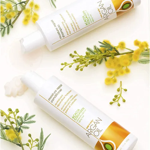 Vista 6 de One 'n Only Champú reparador de humedad con aceite de argán que reequilibra los niveles del cabello añade volumen y brillo repara el daño