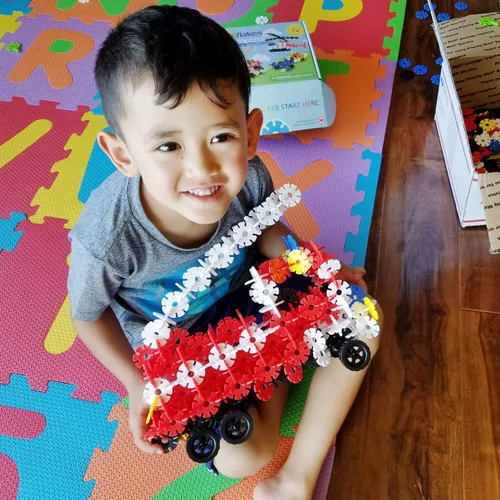 Vista 4 de Brain Flakes Kit de construcción 3 en 1 con instrucciones detalladas paso a paso (idioma español no garantizado) – 580 piezas para construir los 3