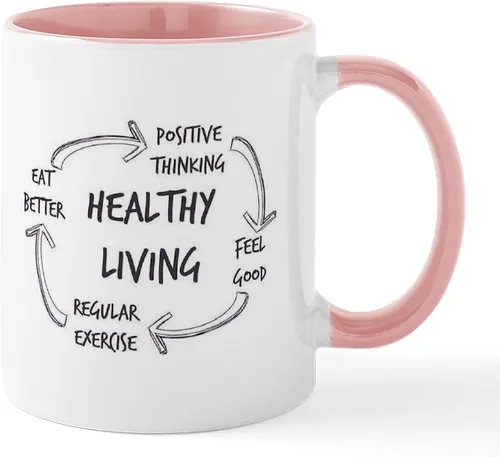 Vista 34 de CafePress Living The Dream Mugs Taza de café de cerámica de 11 oz (11.0 fl oz)