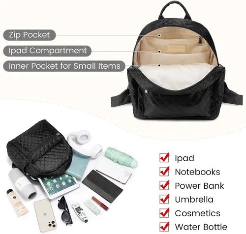 Vista 3 de LOVEVOOK Mini mochila pequeña y linda mochila de moda para niñas y mujeres