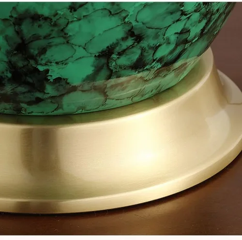 Vista 5 de Lamp for Desk Study Table Lamp Retro Ceramic Table Lamp Living Room Sofa Corner Lamp Bedroom Bedside Lamp Desk Lamps for Home Office(Push Button