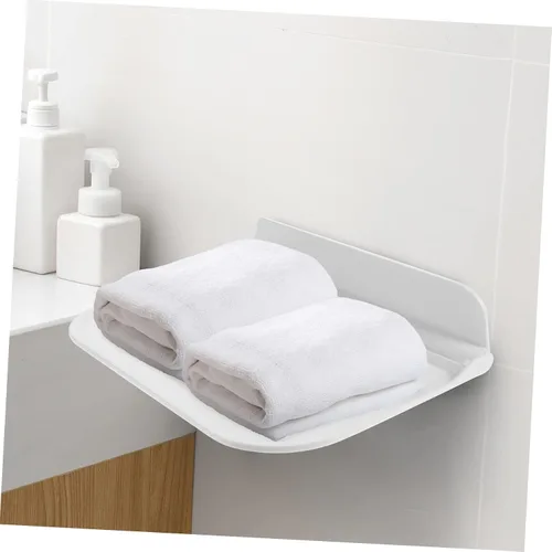 Vista 7 de Cabilock 1 tablero de almacenamiento versátil organizador para toallas, jabones y artículos diversos, elegante almacenamiento en el hogar para baño