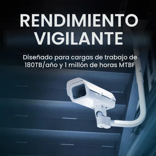Vista 5 de SEAGATE ST4000VX007 Skyhawk 4TB Vigilancia Duro SATA 6Gb/s 64MB caché 3.5 pulgadas Unidad interna Embalaje libre de frustración (ST4000VXZ07) Disco