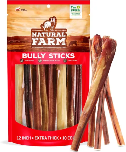 Vista 15 de Natural Farm Golosinas de colágeno trenzadas para perros (30 cm, paquete de 6), palitos de colágeno, golosinas naturales para perros, de larga