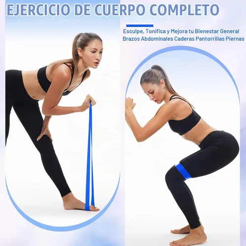 Vista 4 de Deekin - Bandas de Resistencia, Bandas de Bucle de Resistencia para Ejercicio, Equipo de Ejercicio Elástico, Anillo Elástico para Mujeres y Hombres