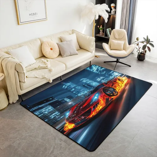 Vista 40 de Feelyou Alfombra de área con diseño de rosas de 3 x 5 para niños, con flores de Buterfly y luna, alfombra decorativa para dormitorio, niños, niñas