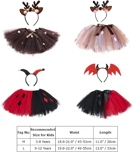 Vista 5 de Disfraz de princesa para Halloween Navidad carnaval cosplay disfraz de princesa falda tutú alas de mariposa diadema