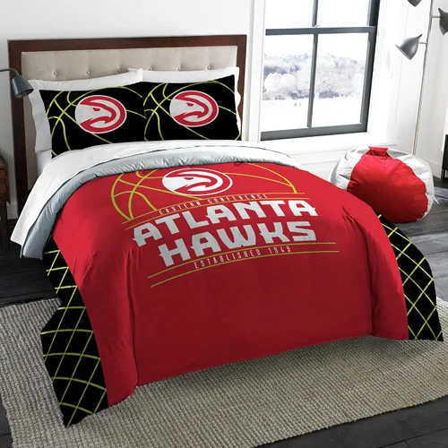 Vista 17 de Northwest NBA Unisex-Adult Comforter and Sham Set Golpe inverso