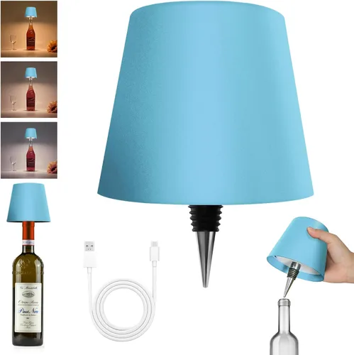 Vista 23 de 2025 Nueva Lámpara Inalámbrica para Botellas - Luces LED para Botellas de Licor y Vino, Pantalla Inalámbrica, Luz Superior para Botella de Whisky