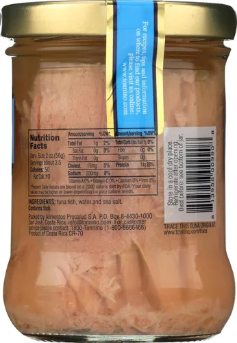 Vista 5 de Tonnino Tuna Fillet in Water, 6.7 oz