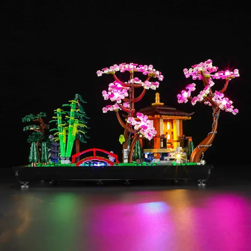 Vista 3 de BRIKSMAX Kit de iluminación LED para Lego Tranquil Garden (versión mejorada)- Compatible con Lego Icons 10315 Modelo de bloques de construcción,