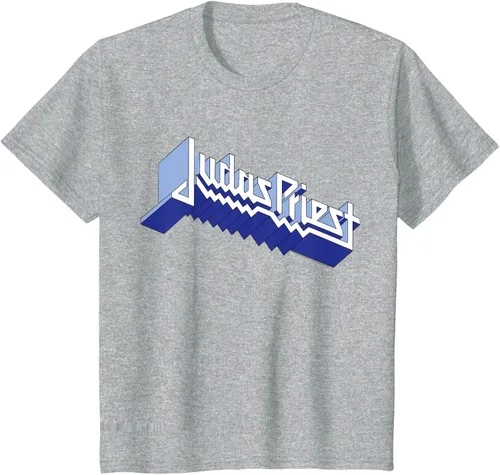 Vista 8 de Judas Priest - Camiseta con logotipo de Defender, Negro
