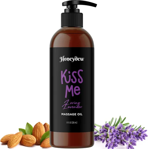 Vista 3 de Aceites de masaje dulces y sensuales para parejas, aceites de masaje románticos de cuerpo completo de mango y lavanda con aceite de almendras dulces