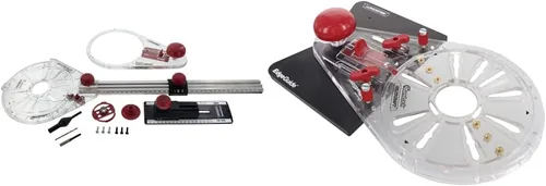 Vista 7 de Milescraft 1219 Kit de guía circular - Plantilla de corte circular de router de precisión para cortar/enrutar círculos desde 1.5" hasta 52" con base
