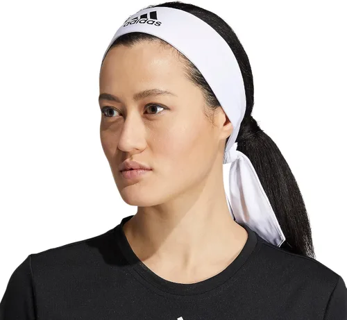 Vista 5 de adidas Unisex-Adult Alphaskin Tie Headband