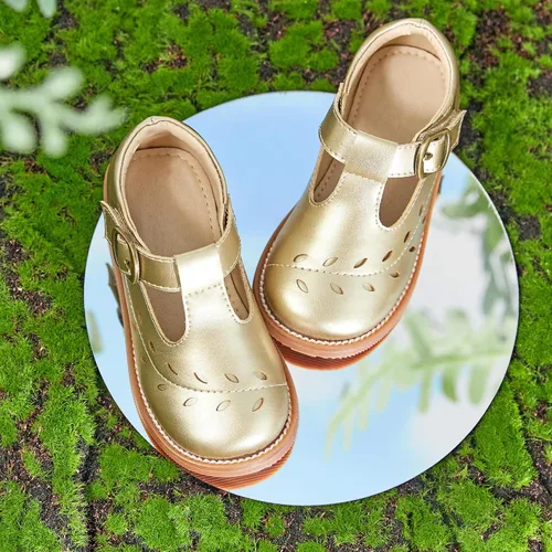 Vista 5 de Otter MOMO Vestido de uniforme escolar con tirantes en T para niña Mary Jane Flat