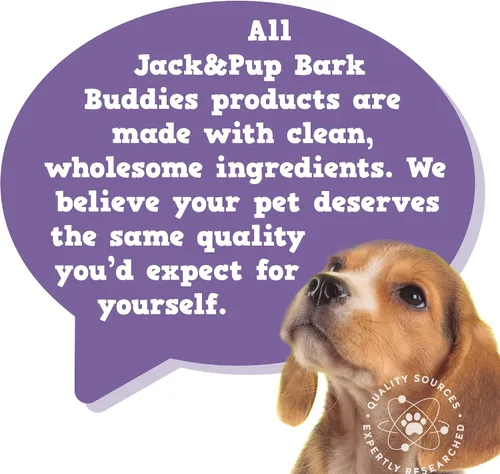 Vista 7 de Jack&Pup - Masticables probióticos para perros, masticables probióticos para perros pequeños y medianos, Pro-Digest Bark Buddies (hasta 40 libras)