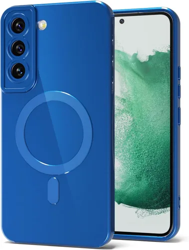 Vista 177 de Svanove Funda magnética de silicona para Samsung Galaxy S22, compatible con Magsafe, bonita funda para mujer, goma de gelatina brillante delgada
