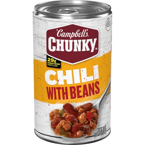 Vista 17 de Campbell's Chunky Chili con Frijoles, 15.25 oz. Tazón para Microondas