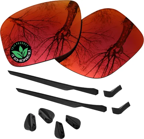 Vista 11 de Raydi Lentes de repuesto de policarbonato y kits de goma para gafas de sol Oakley Mainlink XL OO9264